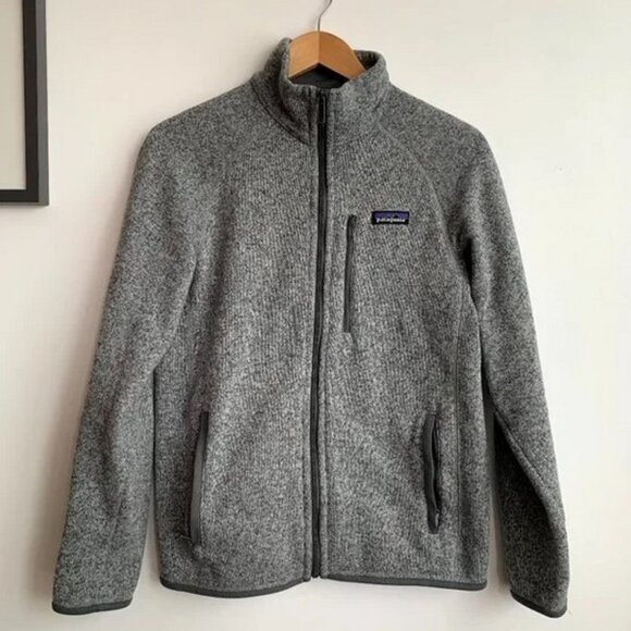 Patagonia Sz S Men's Better Sweater Jacket in Dark Grey Size Small - Picture 2 of 16